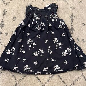 GAP Black Floral Kids Dress